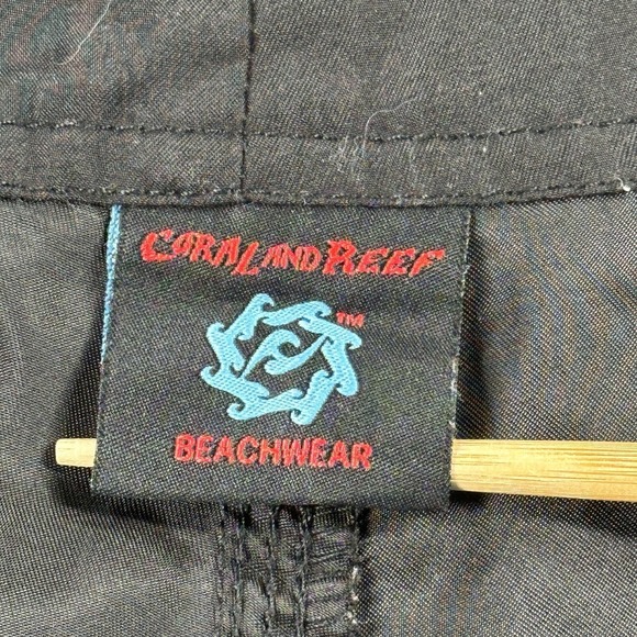 Coral And Reef Board Shorts Men's 38 Hawaii Swim Trunks Beach Surf Vacation - Picture 2 of 11